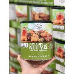 Hạt Hỗn Hợp Tẩm Mật Ong Savanna 850g - Hạt Điều, Hạt Hạnh Nhân, Hạt Dẻ, Hạt Hồ Đào - Snack Lành Mạnh Tốt Cho Giảm Cân