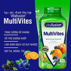 Kẹo Vitafusion MultiVites Multivitamin 260 viên date 4/2026