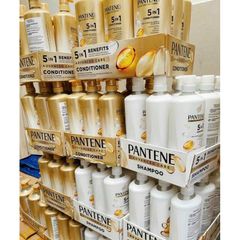 (HÀNG CHÍNH HÃNG MỸ) SET GỘI VÀ XẢ PANTENE THE MULTI TASKER 10 SHAMPOO & CONDITIONER 1.13LIT