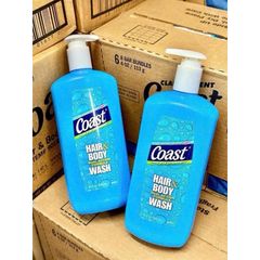 Sữa tắm gội 2-in-1 Coast Classic 946ml cho nam - Hương thơm quyến rũ, sạch tóc và da, hàng Mỹ