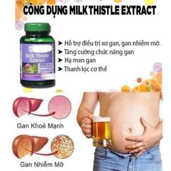 Viên bổ gan Puritan's Pride Milk Thistle 1000mg - Hỗ trợ sức khỏe gan, lọ 180 viên Mỹ