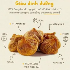 Quả Sung Sấy Khô Hữu Cơ Happy Village - Figs Organic 1.13kg Mỹ, Giàu Chất Xơ, Không Đường, Thuần Chay
