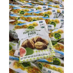Quả Sung Sấy Khô Hữu Cơ Happy Village - Figs Organic 1.13kg Mỹ, Giàu Chất Xơ, Không Đường, Thuần Chay