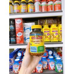 Viên Uống Vitamin B12 Nature Made 1000mg - Hỗ Trợ Sức Khỏe Tim Mạch và Làm Đẹp Da - 400 Viên Mỹ