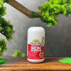 Viên uống Bổ sung Sắt Nature's Way - Vitamin C & B12 Hỗ trợ Năng lượng & Sức khỏe Tổng thể - 30 viên Chính hãng Úc