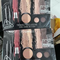 Set Makeup MAC 4 Món – Son Twig, Mascara, Má Hồng, Phấn Mắt - Bộ Trang Điểm Tiện Lợi Cho Phong Cách Trẻ Trung