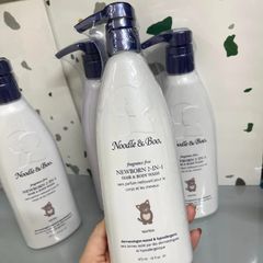 Sữa Tắm Gội 2in1 Noodle & Boo Cho Bé Từ Sơ Sinh - Hương Phấn Dịu Nhẹ, Dưỡng Ẩm Da Tự Nhiên, Chăm Sóc Tóc Nhạy Cảm