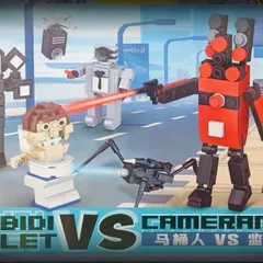 Đồ Chơi Lắp Ráp SKIBIDI TOILET vs Cameraman 2453 - Phát Triển Kỹ Năng Tư Duy Logic Cho Trẻ Em, Đồ Chơi Lego Sáng Tạo