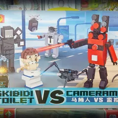 Đồ Chơi Lắp Ráp SKIBIDI TOILET vs Cameraman 2453 - Phát Triển Kỹ Năng Tư Duy Logic Cho Trẻ Em, Đồ Chơi Lego Sáng Tạo