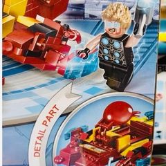 Đồ Chơi Lắp Ráp 2in1 Iron Man Avengers - Biến Hình Xe Ô Tô Thành Robot Siêu Nhân 64106 - Quà Tặng Giáo Dục Cho Trẻ Em
