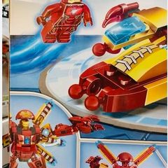 Đồ Chơi Lắp Ráp 2in1 Iron Man Avengers - Biến Hình Xe Ô Tô Thành Robot Siêu Nhân 64106 - Quà Tặng Giáo Dục Cho Trẻ Em