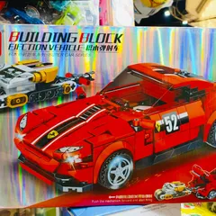 Đồ Chơi Lắp Ráp MINGDI 10129-10132 - Mô Hình Xe Ô Tô Đua Sáng Tạo, Bộ Xây Dựng Lego Hỗ Trợ Phát Triển Kỹ Năng Cho Trẻ Em