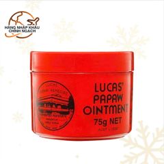 Kem Dưỡng Ẩm Đa Năng Lucas Papaw Ointment 75g - Chữa Nẻ Môi, Bỏng, Hăm Tã - Sản Phẩm An Toàn Cho Trẻ Nhỏ Xuất Xứ Úc