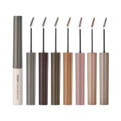 Mascara Chuốt Lông Mày Peripera Speedy Skinny Brow 3g - Gel Mềm Mịn, Màu Tự Nhiên, Công Nghệ Giữ Màu Bền lâu, Hàn Quốc