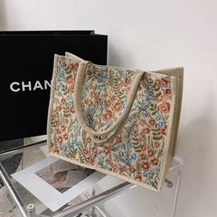Túi Cói Vintage Thời Trang - Túi Tote Quai Đeo Lớn Dùng Đi Biển, Dạo Phố, Du Lịch - Phong Cách Trẻ Trung, Họa Tiết Đẹp