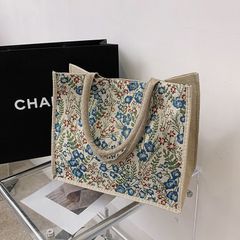 Túi Cói Vintage Thời Trang - Túi Tote Quai Đeo Lớn Dùng Đi Biển, Dạo Phố, Du Lịch - Phong Cách Trẻ Trung, Họa Tiết Đẹp