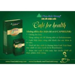 Cà Phê Thảo Dược Caphelink Hỗ Trợ Sức Khỏe - Giúp Tỉnh Táo, Tăng Cường Miễn Dịch - Hộp 20 Gói Chất Lượng Cao