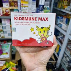 KIDSMUNE Max - Tăng Cường Sức Đề Kháng Cho Trẻ Biếng Ăn & Ốm Vặt, Dinh Dưỡng Thiết Yếu Giúp Phát Triển Toàn Diện