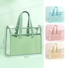 Túi Đựng Hồ Sơ PVC Trong Suốt ĐA CHỨC NĂNG Dày Dặn - Túi Đựng Tài Liệu Văn Phòng Cầm Tay Hồng Xanh Vàng Xanh Lá