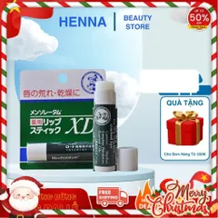 Son dưỡng môi XD chống khô nứt nẻ Mentholatum Medicated Lip Stick Rohto Nhật Bản.