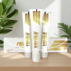 Combo Sữa Tắm Dưỡng Sáng Da & Kem Đánh Răng Vsmile Hương Hoa Hồng - Chăm Sóc Cơ Thể Toàn Diện Nam Nữ, Giảm Ê Buốt, Khử Mùi