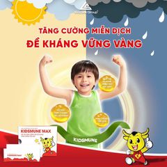 Kidsmune Max Plus - Tăng Cường Miễn Dịch và Hỗ Trợ Tiêu Hóa Cho Trẻ Em - Dinh Dưỡng Chất Lượng Cao