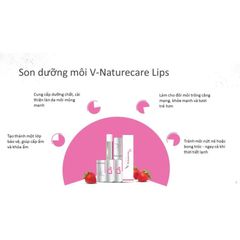 Son Dưỡng Môi V-NATURECARE LIPS - Dưỡng Ẩm Mềm Mại, Ngăn Khô Nứt, Giữ Môi Tươi Tắn Tự Nhiên, Hương Thảo Dược Thiên Nhiên