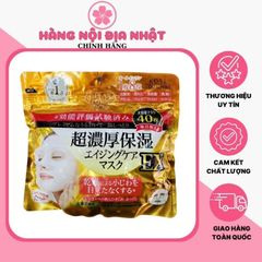 Mặt Nạ Dưỡng Ẩm Nâng Cơ Kose Ex Clear Turn Nhật Bản - Túi 40 Miếng, Ngăn Ngừa Lão Hóa, Cấp Nước, Làm Săn Chắc Da
