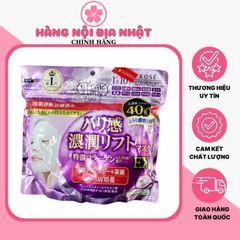 Mặt Nạ Dưỡng Ẩm Nâng Cơ Kose Ex Clear Turn Nhật Bản - Túi 40 Miếng, Ngăn Ngừa Lão Hóa, Cấp Nước, Làm Săn Chắc Da