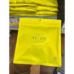 Mặt Nạ The VC-100 Face Mask 30 Miếng Nhật Bản - Dưỡng Da, Chống Lão Hóa, Làm Trắng Da, Cung Cấp Ẩm Chất Lượng Cao