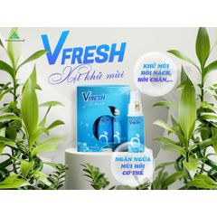 Xịt Khử Mùi VFRESH 30ml - Giải Pháp Ngăn Ngừa Mùi Hôi Cơ Thể, Hôi Nách, Hôi Chân, Không Cồn, Không Paraben