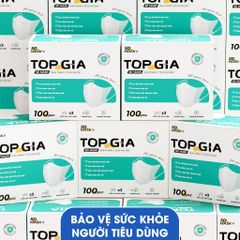 Khẩu Trang Cao Cấp 5D TOPGIA - Chống Tia UV, Ngăn Ngừa Bụi Mịn, Thoáng Khí, Kháng Khuẩn An Toàn, Thiết Kế Ôm Khít Mặt