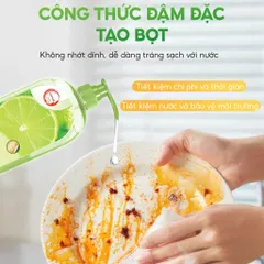 Nước Rửa Chén Bát TopGia 1kg - Hương Chanh, Gừng & Bưởi Hồng - Sạch Dầu Mỡ, Dịu Nhẹ Da Tay, Thân Thiện Với Môi Trường