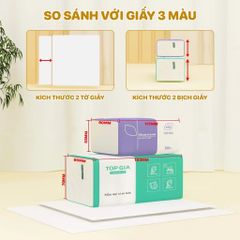 Thùng Giấy Rút Top Gia Chữ C - 20 Gói 100 Rút 4 Lớp Siêu Dai Không Bị Bụi, Giấy An Toàn Cho Gia Đình và Văn Phòng