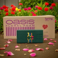 Xốp Xanh Cắm Hoa Tươi Oasis Malaysia - Mút Xốp Giữ Nước Lâu Cho Hoa Sáp, Thiết Kế Thân Thiện Với Môi Trường
