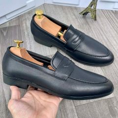 Giày Tây Lười Nam DAVINCIA Da Mềm Cao Cấp - Giày Lịch Sự Đế Đúc Siêu Bền, Dành Cho Công Sở và Đi Sự Kiện