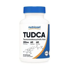 Viên Uống Nutricost TUDCA 250mg - Hỗ Trợ Giải Độc Gan, Bảo Vệ Chức Năng Gan và Mật - 60 Viên