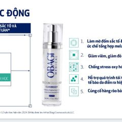 [MẪU MỚI] Lotion Dưỡng Trắng Sáng Da Mờ Thâm Nám Obagi Suzanobagimd Claribright nhập khẩu chính hãng