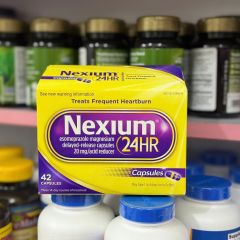 Nexium 24HR 20mg 42 viên – Hỗ trợ giảm ợ nóng và trào ngược dạ dày – Giảm đau dạ dày hiệu quả, sản phẩm nhập khẩu Mỹ