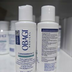 Sữa Rửa Mặt Obagi Clenziderm M.D. Foaming - Dành Cho Da Dầu Mụn, Tẩy Tế Bào Chết Với 2% Salicylic Acid (BHA)