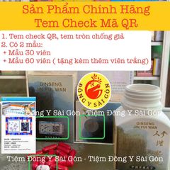 Nhân Sâm Tăng Phì Hoàn Giseng Jin Fui Wan - Hỗ Trợ Tăng Cân Tự Nhiên, 30 Viên & 60 Viên, Hàng Chính Hãng, Kiểm Tra Mã QR