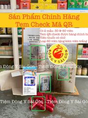 Nhân Sâm Tăng Phì Hoàn Giseng Jin Fui Wan - Hỗ Trợ Tăng Cân Tự Nhiên, 30 Viên & 60 Viên, Hàng Chính Hãng, Kiểm Tra Mã QR