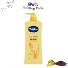 Sữa Dưỡng Thể Vaseline Intensive Care 750ml - Dưỡng ẩm, Làm Sáng Da, Không Nhờn Rít, Phù Hợp Với Da Khô