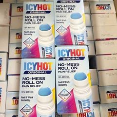 Lăn giảm đau IcyHot No Mess 73ml – giảm đau, thẩm thấu nhanh