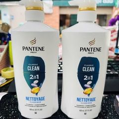 Gội xả Pantene 2in1 820ml - Sạch tóc và dưỡng ẩm, giúp tóc mềm mượt và đầy sức sống, hoàn hảo cho cuộc sống bận rộn.