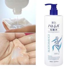 Toner Hatomugi Ý Dĩ 500ml - Cấp Nước, Dịu Da, Dưỡng Ẩm Từ Thiên Nhiên, Chăm Sóc Da Nhạy Cảm, Naturie Nhật Bản