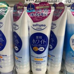 Sữa Rửa Mặt Kose Softymo Cleansing Foam White 190g - Làm Sạch Dịu Nhẹ, Hỗ Trợ Sáng Da cho Mọi Loại Da