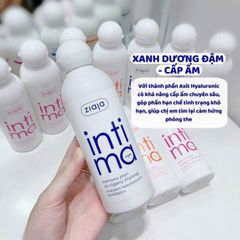 Dung Dịch Vệ Sinh Ziaja Intima Balan 200ml Xanh - Giúp Làm Sạch Và Cân Bằng pH Cho Vùng Kín, An Toàn Nhẹ Nhàng Cho Phụ Nữ