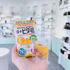 Nước Nhỏ Mắt Rohto Vita 40 12ml - Bổ Sung Vitamin, Giảm Đỏ Mỏi Mắt, Chăm Sóc Khỏe Mắt Từ Nhật Bản - vàng