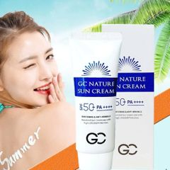 Kem Chống Nắng GC Nature Sun Cream Nâng Tone Dưỡng Trắng SPF 50+ PA++++ 60ml Hàn Quốc